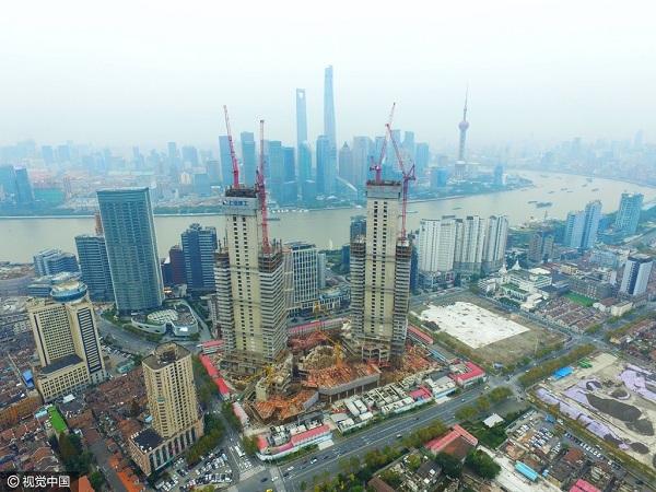 荏原助力263米上海最高“双子塔”领衔北外滩商圈